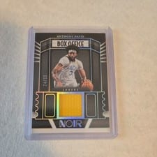 2022-23 Panini Noir Box Office Memorabilia Anthony Davis #BOM-ADV card