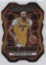 2023-24 Panini Obsidian Volcanix Anthony Davis #24 card