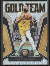 2024-25 Panini Totally Certified Gold Team Anthony Davis #14 card