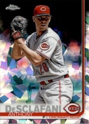 2019 Topps Chrome Sapphire Edition Base Set Anthony DeSclafani #468 card