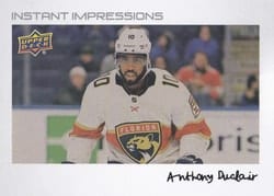 2022-23 Upper Deck Instant Impressions Anthony Duclair #PZ-11 card