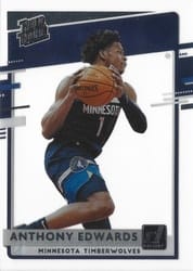 2020-21 Clearly Donruss Base Set Anthony Edwards #96 card