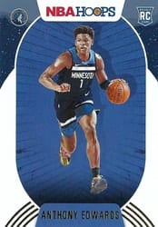 2020-21 Hoops Winter Base Set Anthony Edwards #216 card