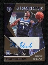 2020-21 Panini Chronicles Airborne Signatures Anthony Edwards #AIR-AED card