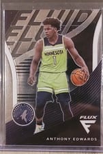 2020-21 Panini Flux Fluid Anthony Edwards #20 card