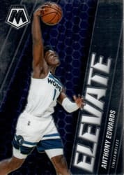 2020-21 Panini Mosaic Elevate Anthony Edwards #12 card