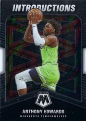 2020-21 Panini Mosaic Introductions Anthony Edwards #10 card