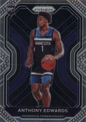 2020-21 Panini Prizm Base Set Anthony Edwards #258 card