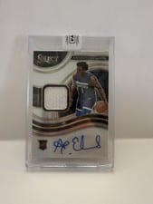 2020-21 Panini Select Rookie Jersey Autographs Anthony Edwards #RJA-EDW card