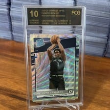 2020 Panini Donruss Optic Anthony Edwards Fanatics #151 card