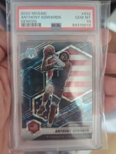2020 Panini Mosaic Anthony Edwards #252 card