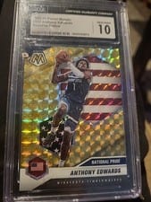2020 Panini Mosaic Anthony Edwards #252 card