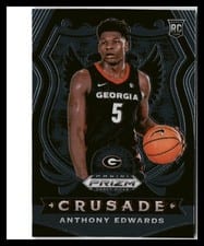 2020 Panini Prizm Draft Picks Anthony Edwards #81 card