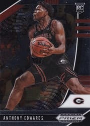 2020 Panini Prizm Draft Picks Base Set Anthony Edwards #1 card