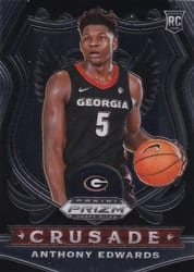 2020 Panini Prizm Draft Picks Base Set Anthony Edwards #81 card