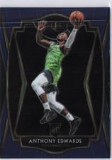2020 Panini Select Anthony Edwards Blue #169 card