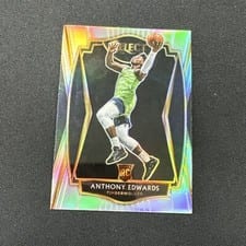2020 Panini Select Anthony Edwards Silver Prizm #169 card