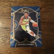 2020 Panini Select Anthony Edwards Blue #61 card