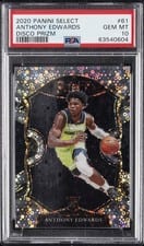 2020 Panini Select Anthony Edwards #61 card