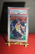 2020 Panini Select Anthony Edwards Red White Green Ice #61 card