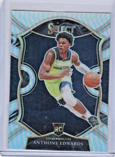 2020 Panini Select Anthony Edwards Silver Prizm #61 card