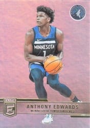 2021-22 Donruss Elite Base Set Anthony Edwards #1 card