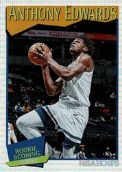 2021-22 Hoops Base Set Anthony Edwards #262 card