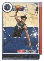 2021-22 Hoops Winter Base Set Anthony Edwards #151 card