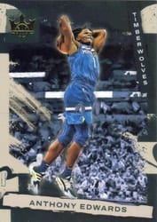 2021-22 Panini Court Kings Base Set Anthony Edwards #26 card