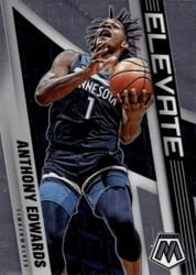 2021-22 Panini Mosaic Elevate Anthony Edwards #2 card