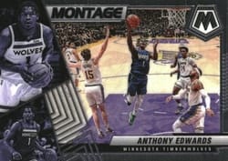 2021-22 Panini Mosaic Montage Anthony Edwards #17 card