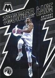 2021-22 Panini Mosaic Thunder Lane Anthony Edwards #20 card
