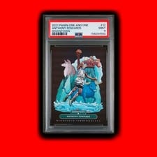2021-22 Panini One and One Downtown Anthony Edwards #12 card