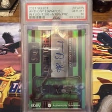 2021-22 Panini Select In Flight Signatures Anthony Edwards #IF-AEW
