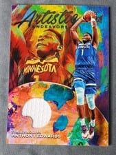 2022-23 Panini Court Kings Artistic Endeavors Anthony Edwards #AE-ANT card