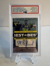 2022-23 Panini Flux Best of the Best Signatures Anthony Edwards #BBS-ANT card