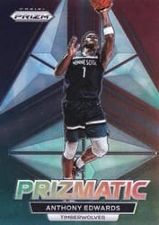 2022-23 Panini Prizm Prizmatic Anthony Edwards #24 card