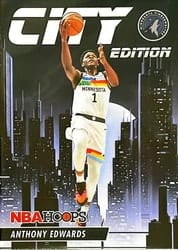 2023-24 Hoops City Edition Anthony Edwards #3 card