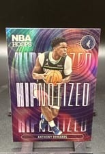 2023-24 Hoops HIPnotized Anthony Edwards #10 card