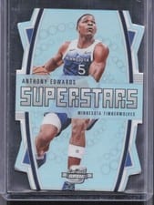 2023-24 Panini Contenders Optic Superstars Anthony Edwards #10 card