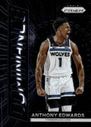 2023-24 Panini Prizm Dominance Anthony Edwards #15 card