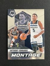 2024-25 Panini Mosaic Montage Anthony Edwards #12 card