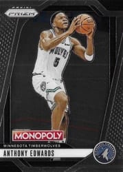 2024-25 Panini Prizm Monopoly Base Set Anthony Edwards #88 card