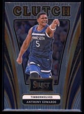 2024-25 Panini Select Clutch Anthony Edwards #14 card