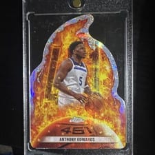 2024-25 Topps Chrome 451 Anthony Edwards #451-15 card