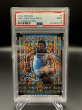 2024 Panini Mosaic Stained Glass Anthony Edwards #5 card