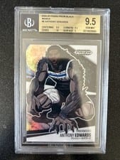 Anthony Edwards 2025 Panini Prizm Black Manga #6 card