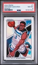 Anthony Edwards 2025 Panini Prizm Manga #7 card