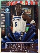 2025-26 Bowman Hobby Stars Anthony Edwards #HS-14 card
