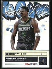 2025-26 NBA Hoops Boom Shaka Laka Anthony Edwards #BO-6 card